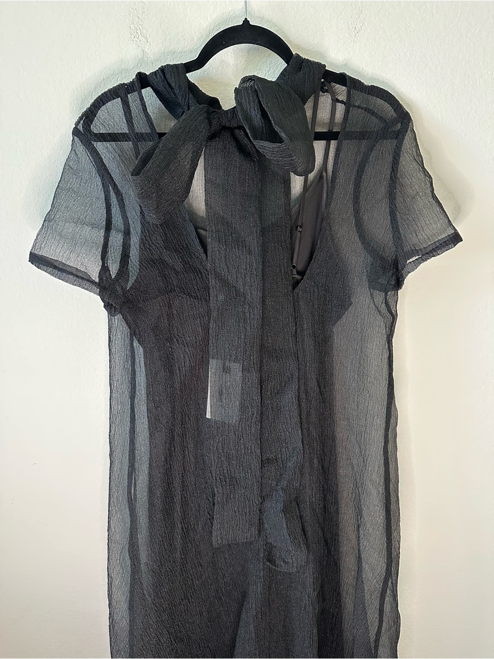 STAUD Calluna Maxi Dress Gown in Black SZ L NWT - Picture 4 of 7